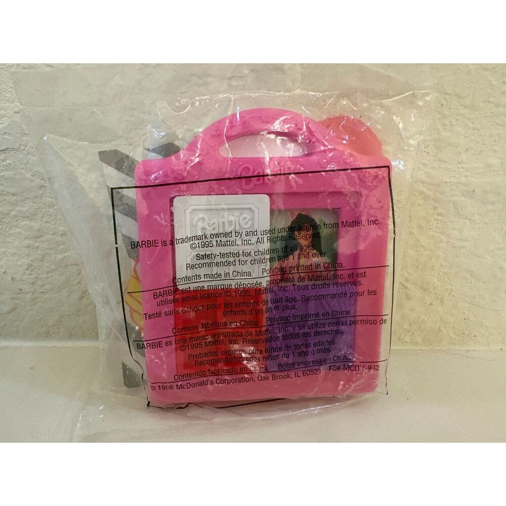 Vintage McDonald's Fisher Price Happy Meal Toy Barbie Puzzle 1995 New